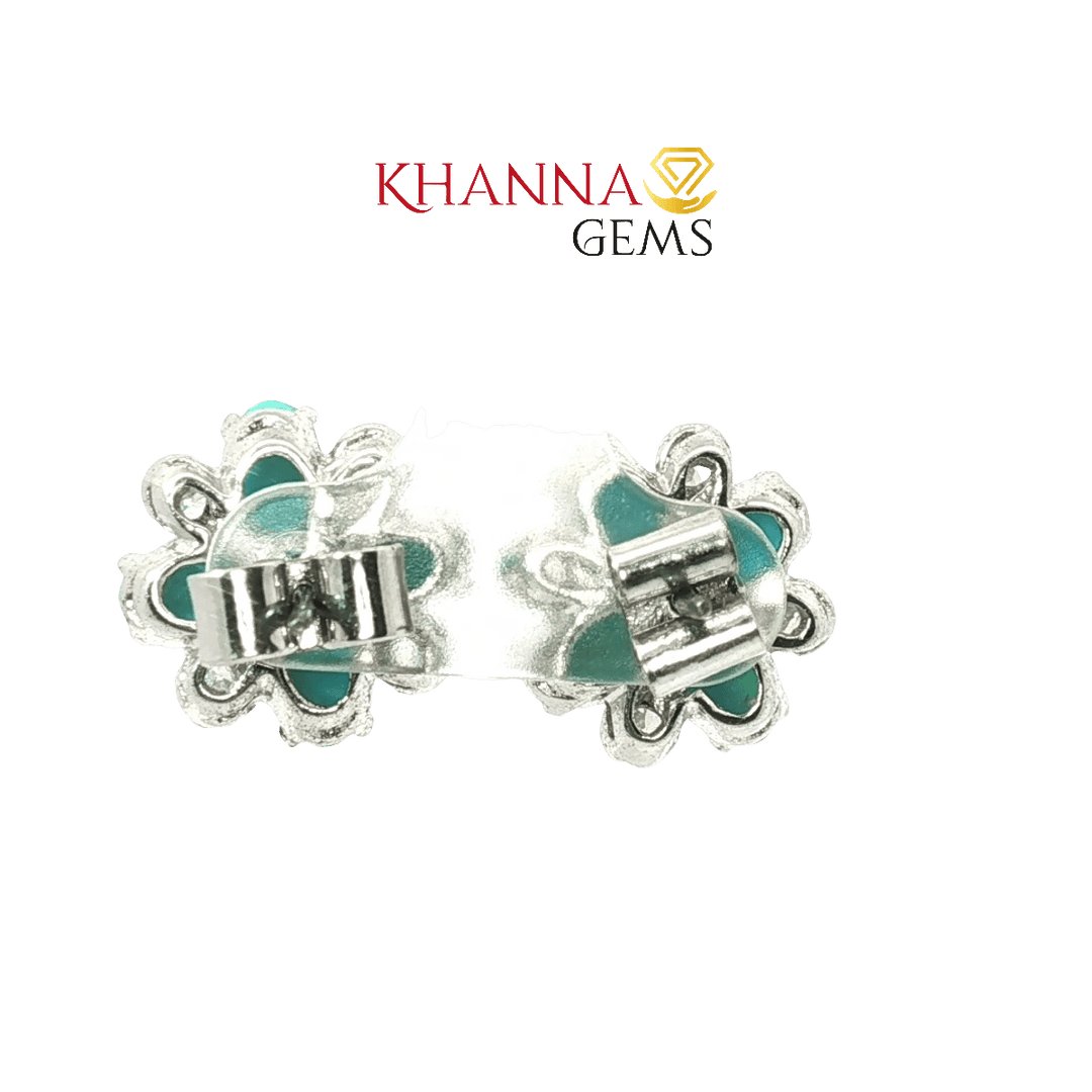 6.00/GM Royal Turquoise Earrings - G0058