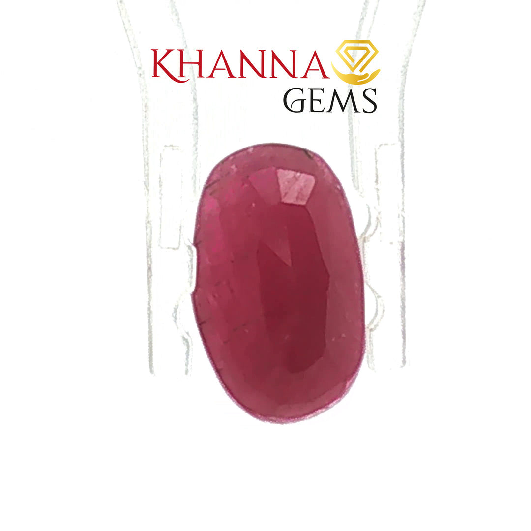 3.10/CT Natural  Ruby with Govt. Lab Certificate -3588D12471