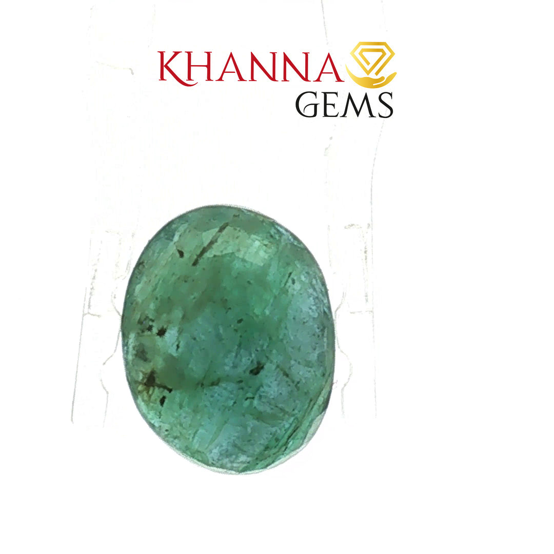 4.86/CT Natural Panna Stone with Govt. Lab Certificate-4551