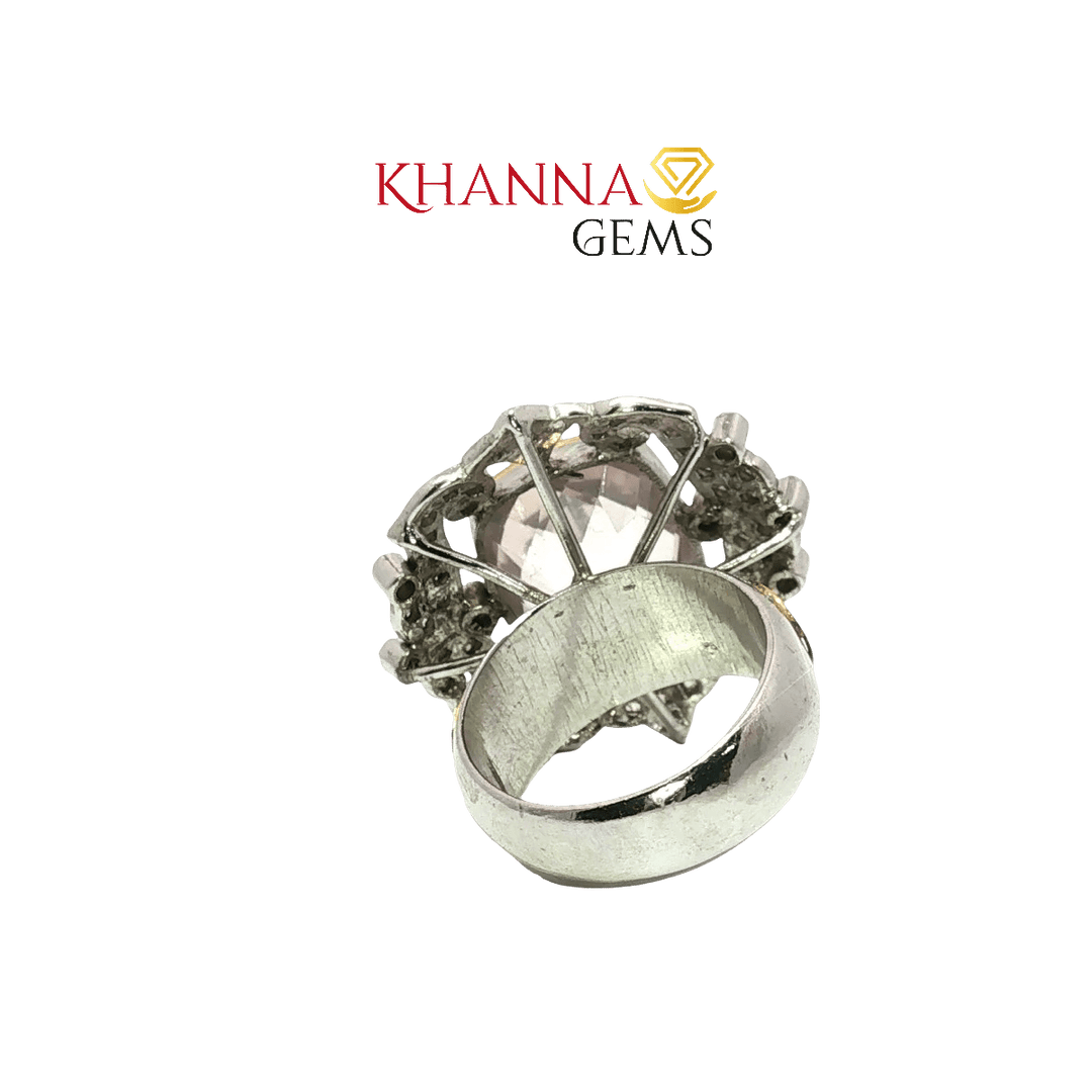 Natural Rose Quartz Ring – ROQRINGG00681