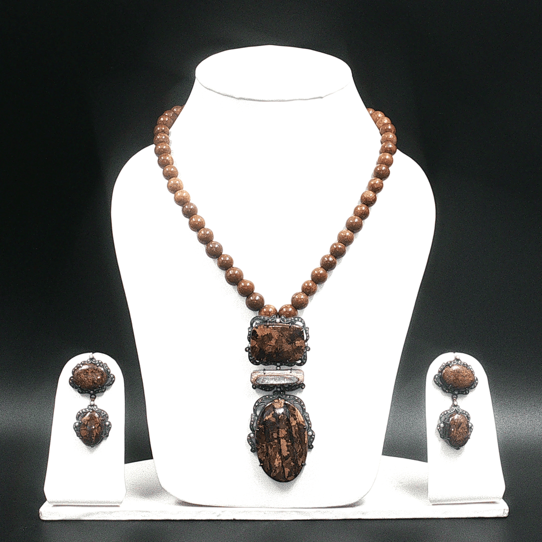 120.60/GM Natural Tiger Eye 3-Piece Gemstone Set-TYEYSET00682