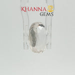 Load image into Gallery viewer, 4.74/CT Natural White Sapphire with Govt Lab Certificate-12927D53207