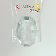 4.95/CT Natural White Sapphire with Govt Lab Certificate-13121D53981