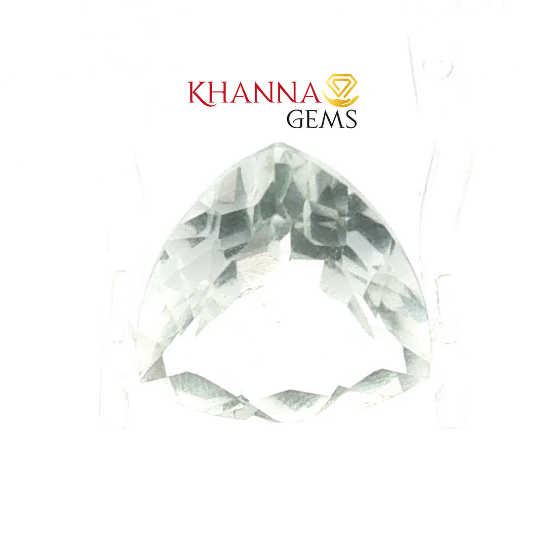 10.25/CT Natural Certified White Quartz Gemstone -WQTZTRA0515