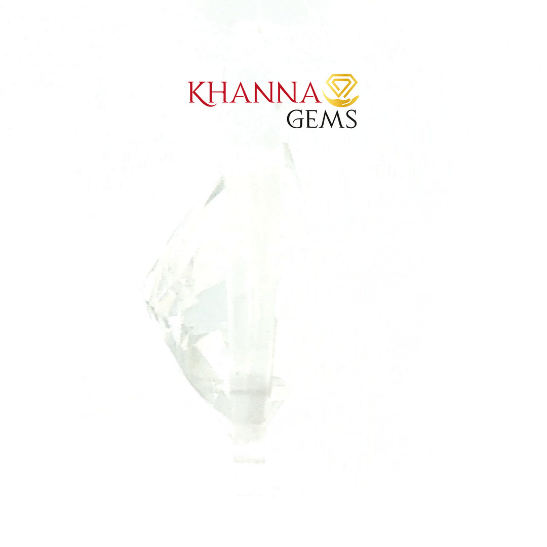 10.25/CT Natural Certified White Quartz Gemstone -WQTZTRA0515