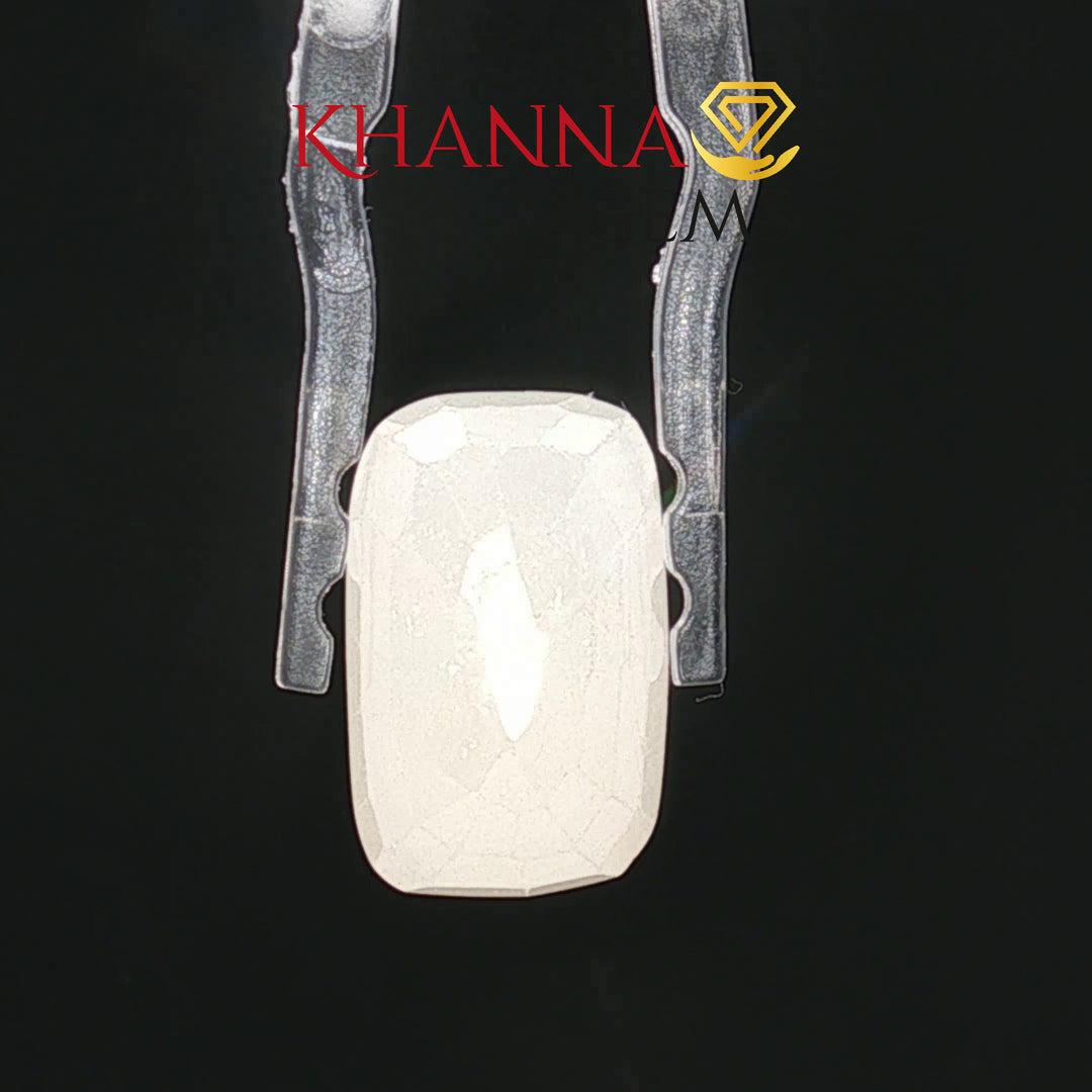 8.88/CT Natural White Sapphire with Govt Lab Certificate-10162D41107