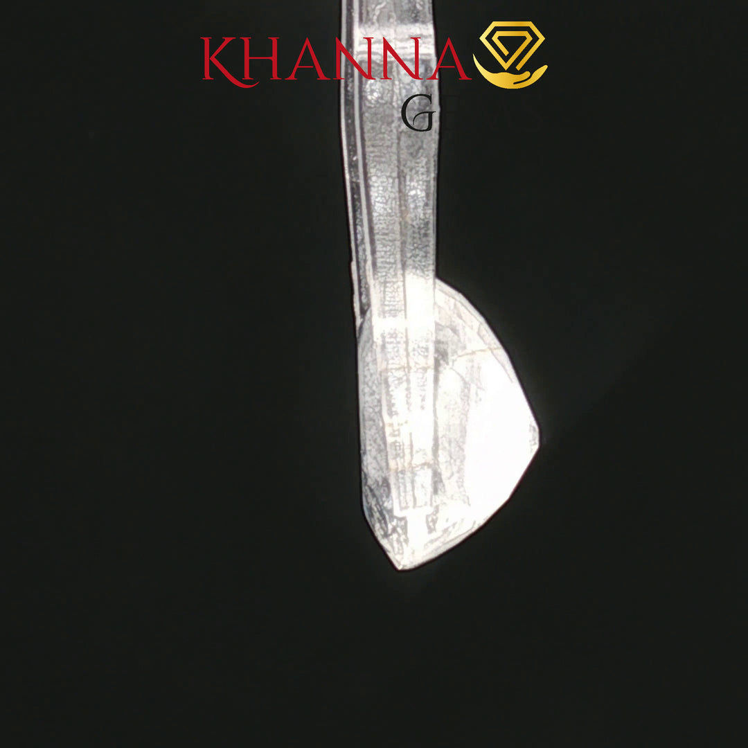 5.00/CT Natural White Sapphire with Govt Lab Certificate-107123