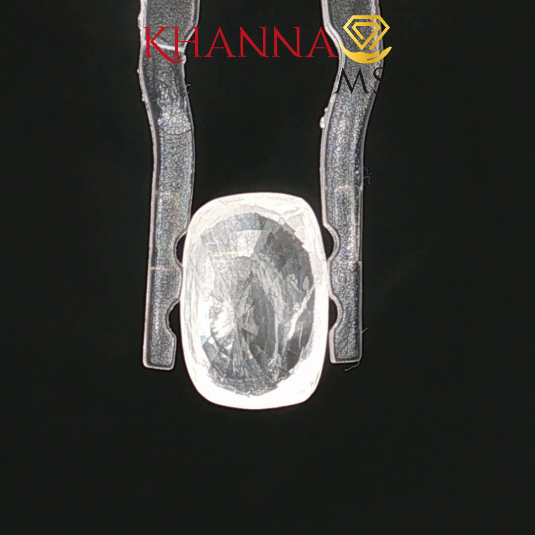 5.00/CT Natural White Sapphire with Govt Lab Certificate-107123