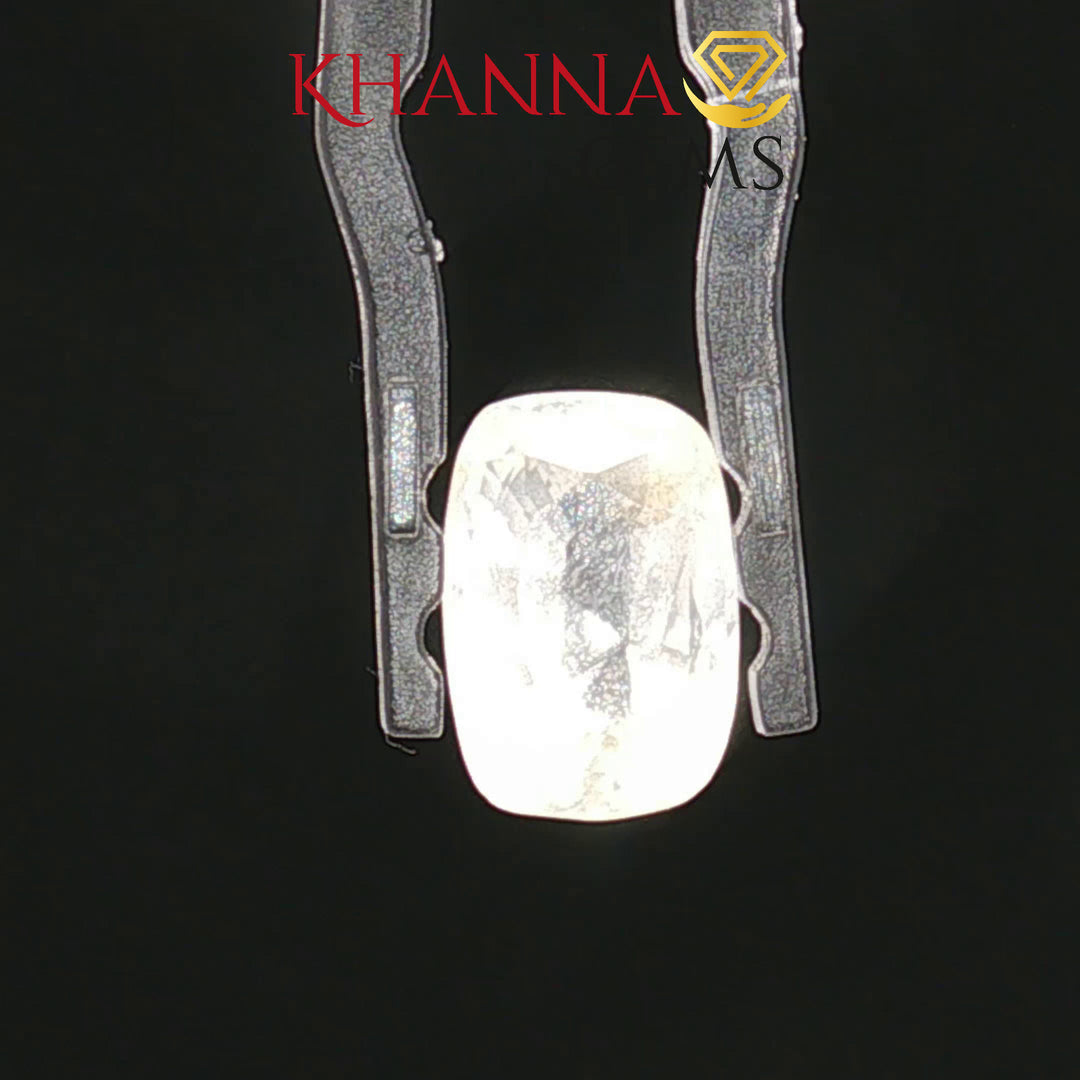 5.00/CT Natural White Sapphire with Govt Lab Certificate-107123