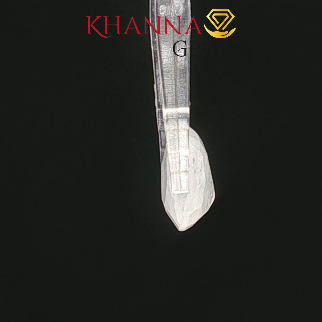 3.27/CT Natural White Sapphire with Govt Lab Certificate-113628