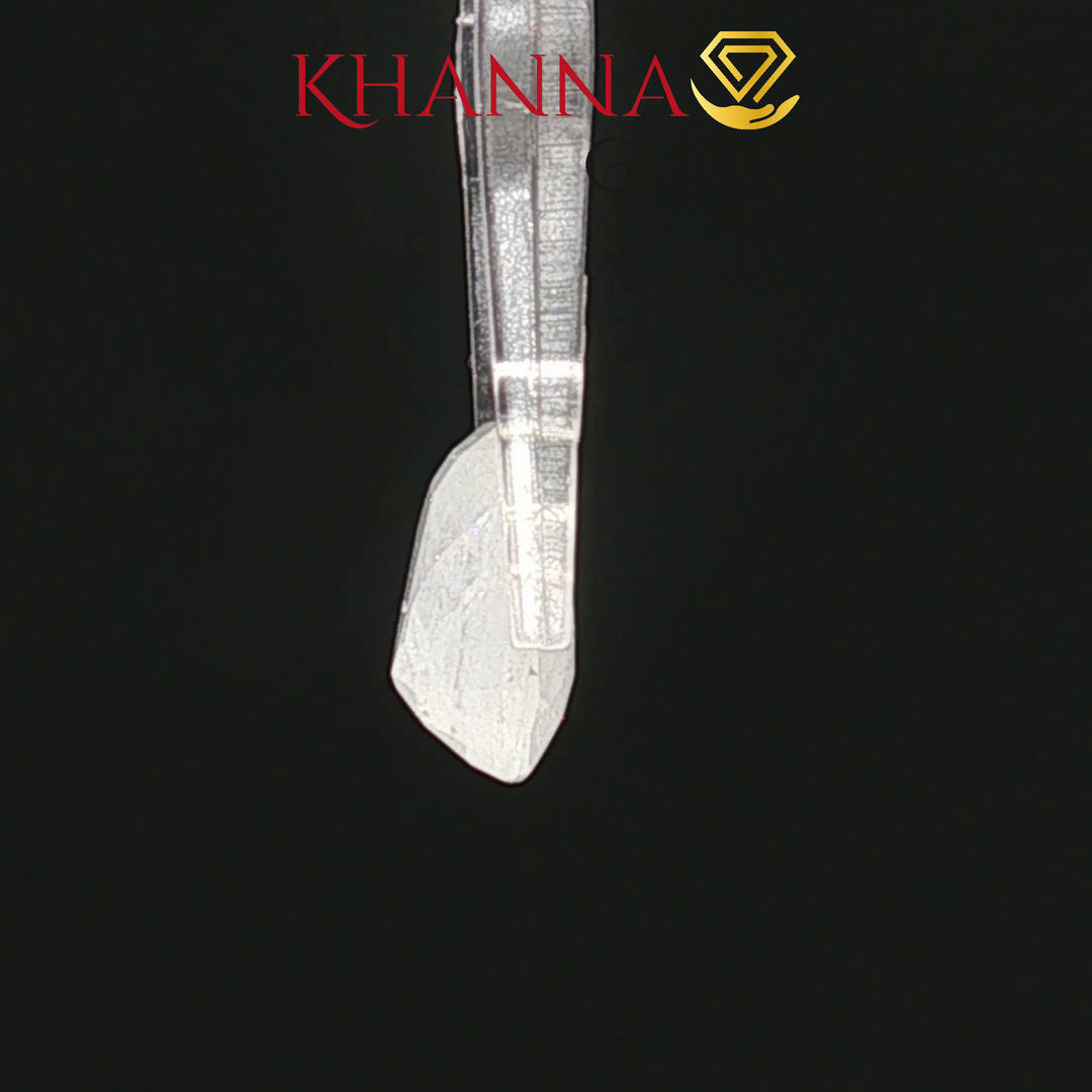 3.27/CT Natural White Sapphire with Govt Lab Certificate-113628