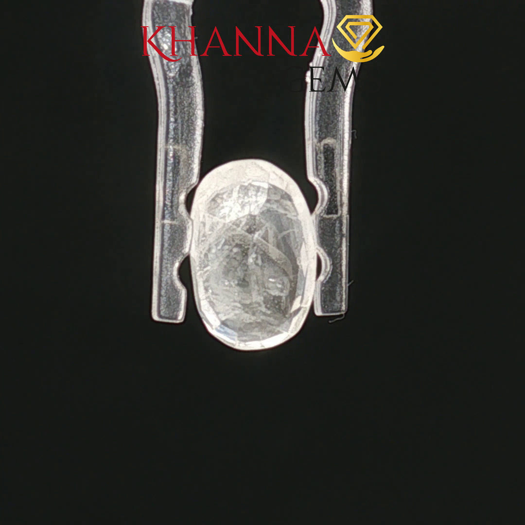 2.96/CT Natural White Sapphire with Govt Lab Certificate-113629