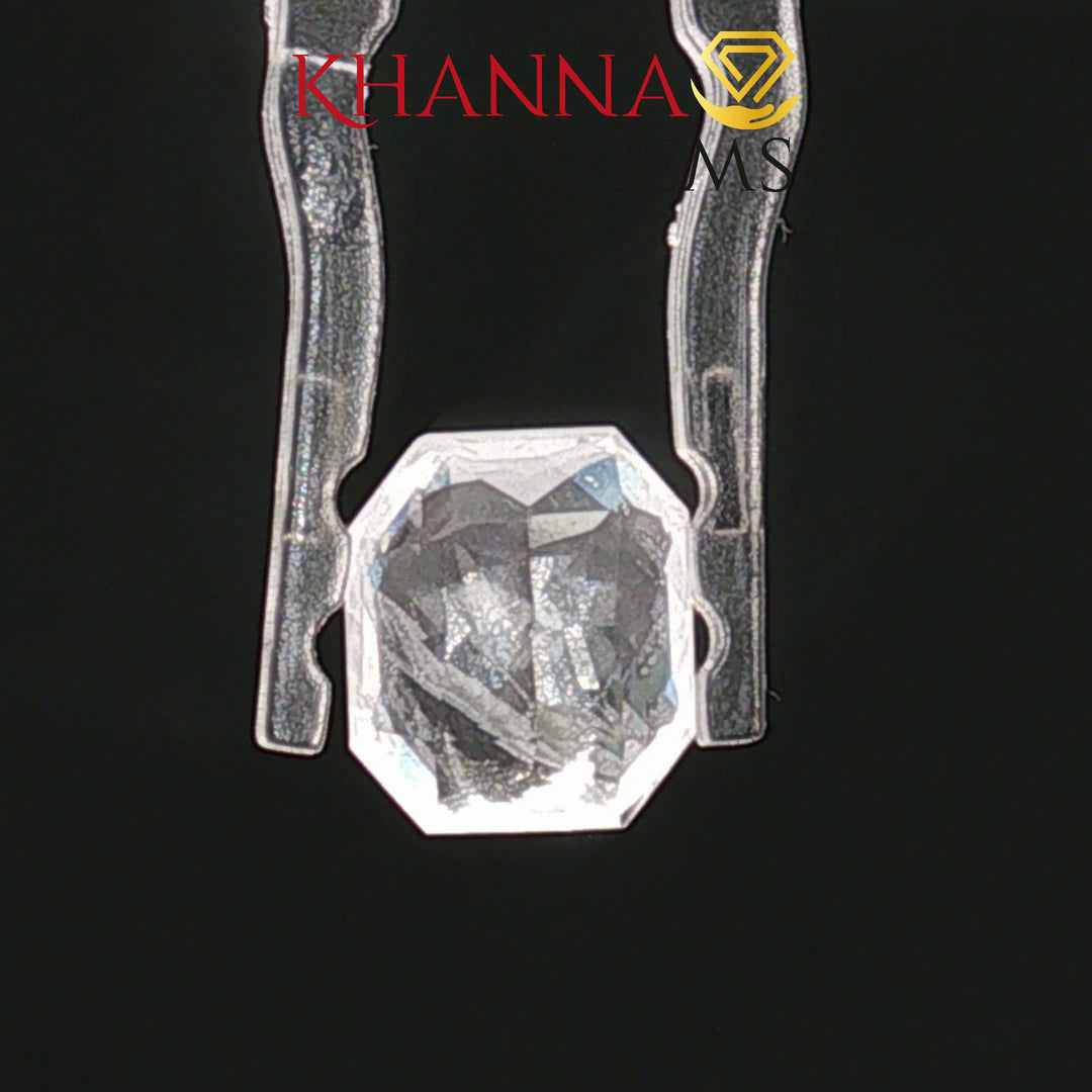 4.60/CT Natural White Sapphire with Govt Lab Certificate-116045