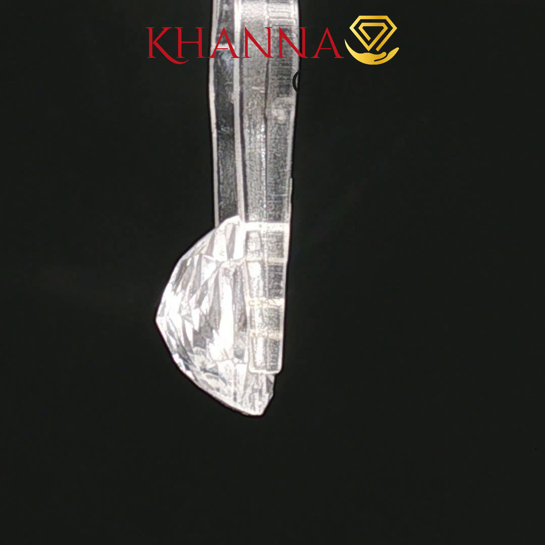 4.60/CT Natural White Sapphire with Govt Lab Certificate-116045