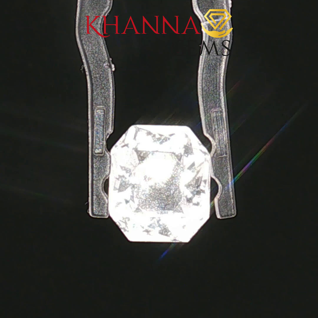 4.60/CT Natural White Sapphire with Govt Lab Certificate-116045