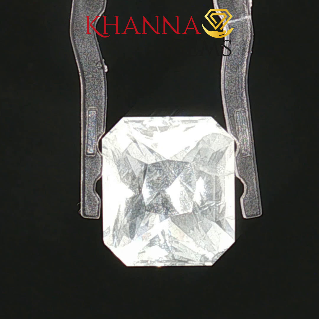 9.51/CT Natural White Sapphire with Govt Lab Certificate-128661