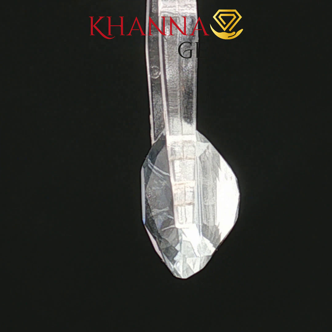 9.51/CT Natural White Sapphire with Govt Lab Certificate-128661