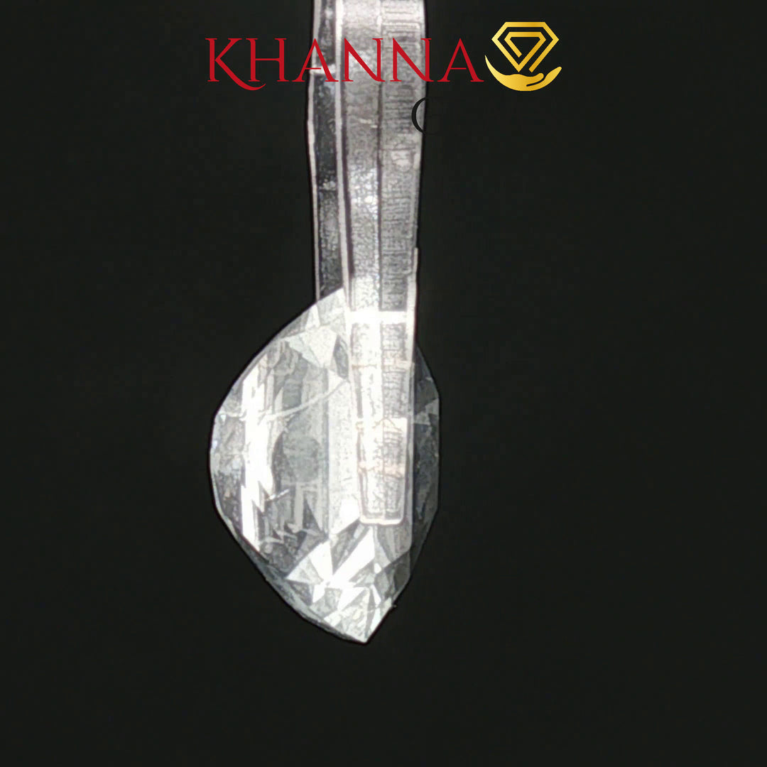 9.51/CT Natural White Sapphire with Govt Lab Certificate-128661