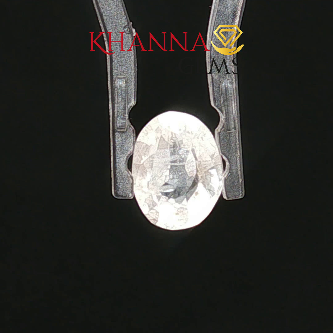 2.35/CT Natural White Sapphire with Govt Lab Certificate-135433