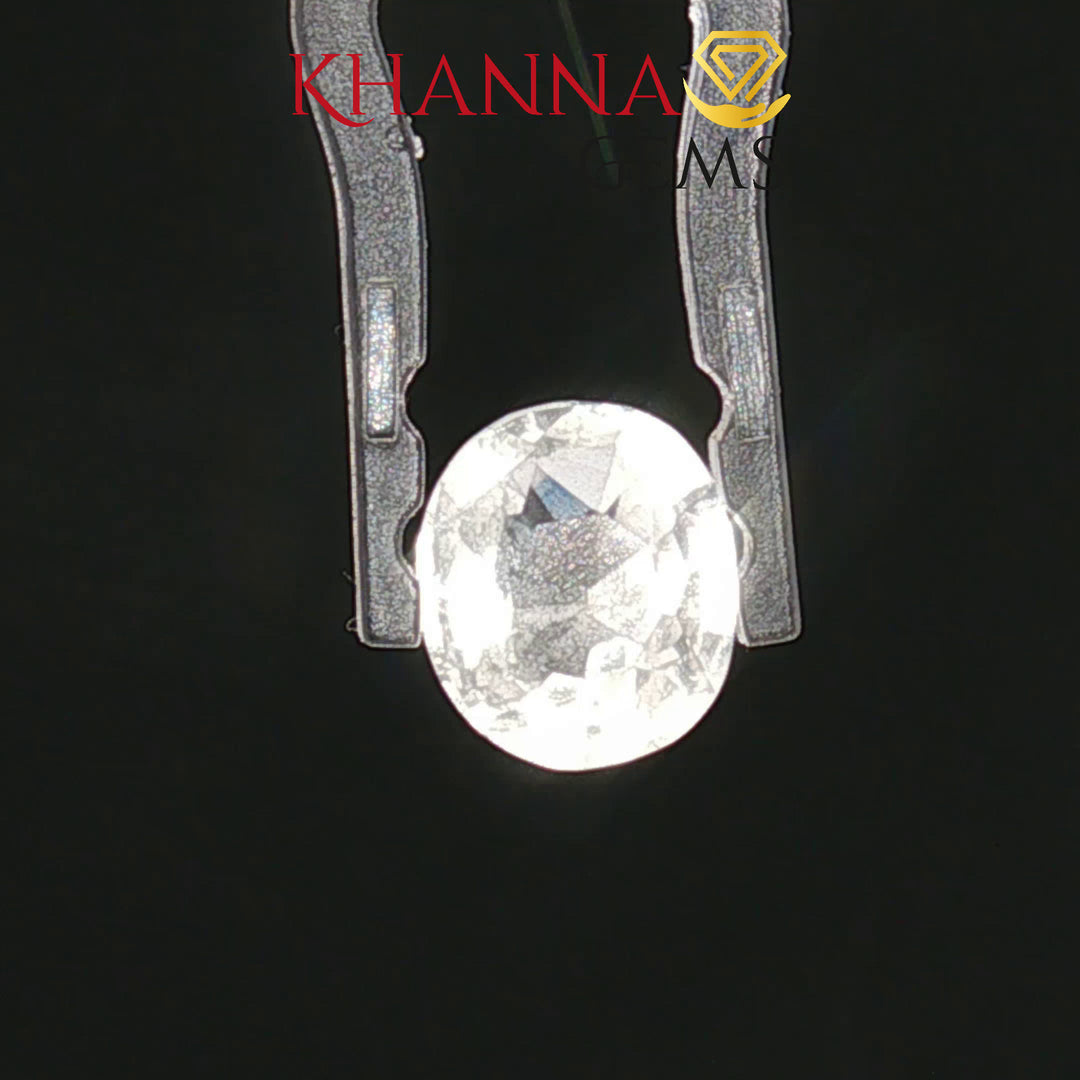 3.11/CT Natural White Sapphire with Govt Lab Certificate-1577D3736
