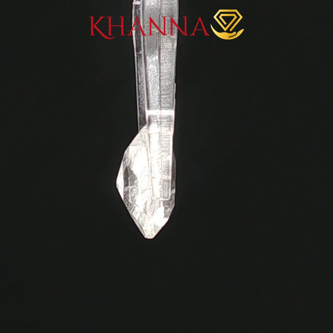 3.11/CT Natural White Sapphire with Govt Lab Certificate-1577D3736