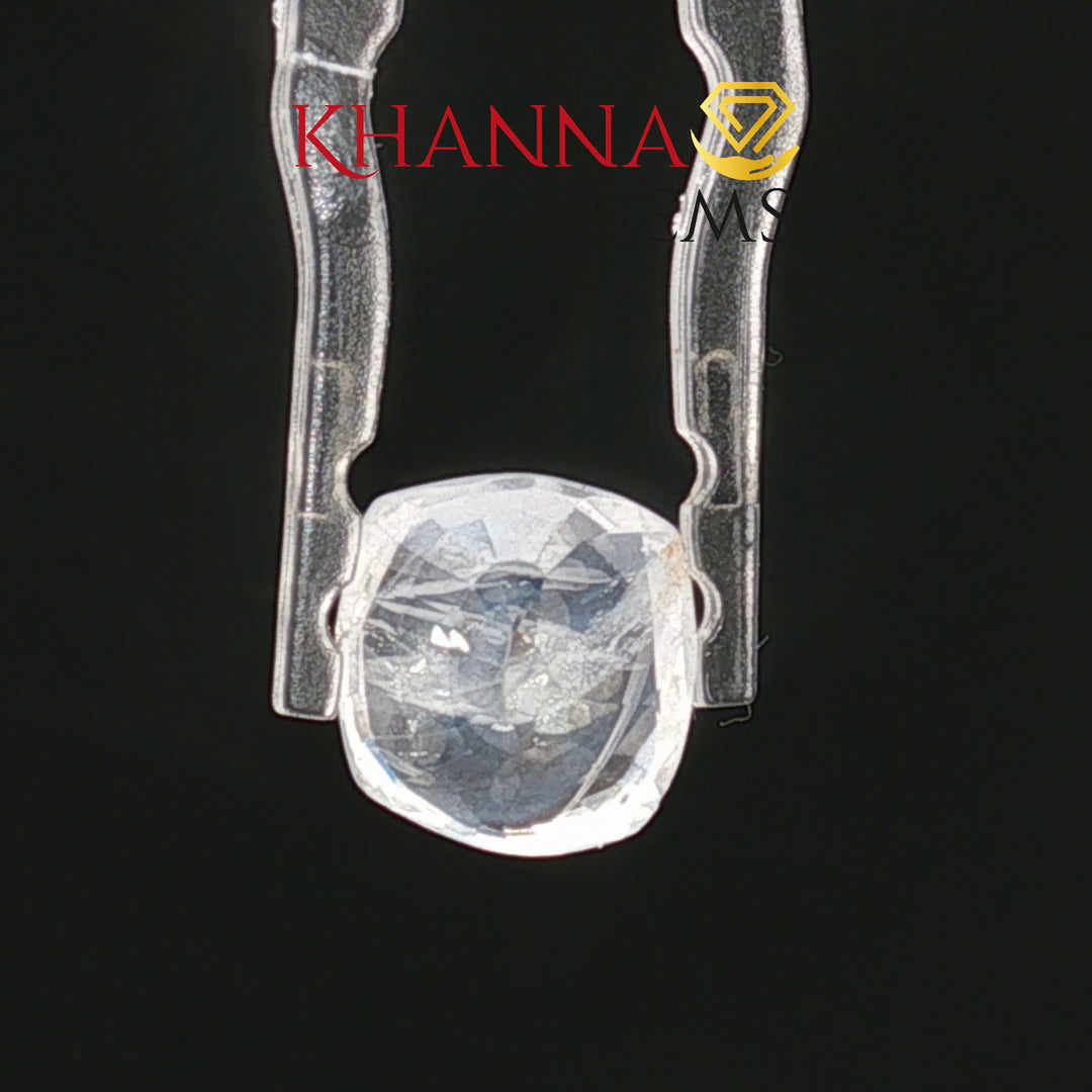 4.84/CT Natural White Sapphire with Govt Lab Certificate-16709S208981