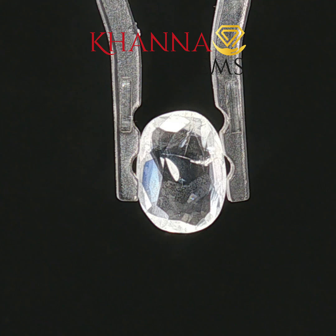 2.20/CT Natural White Sapphire with Govt Lab Certificate-2305D6689