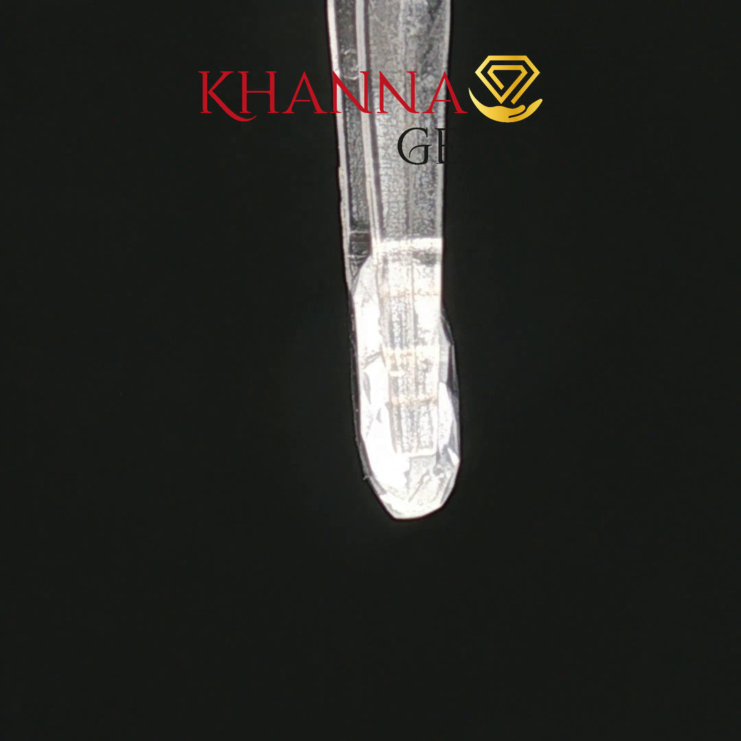 2.20/CT Natural White Sapphire with Govt Lab Certificate-2305D6689