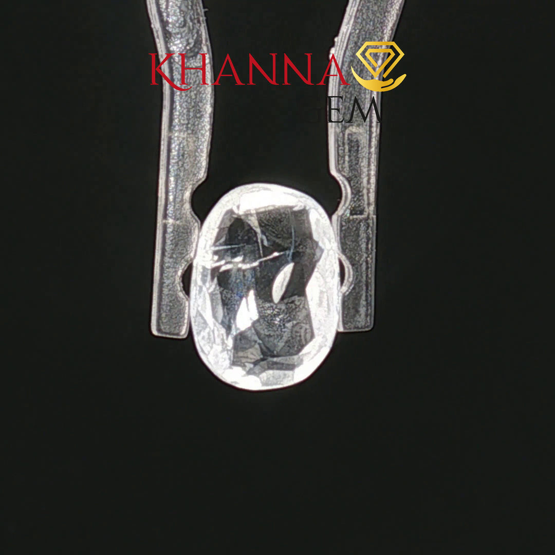 2.20/CT Natural White Sapphire with Govt Lab Certificate-2305D6689