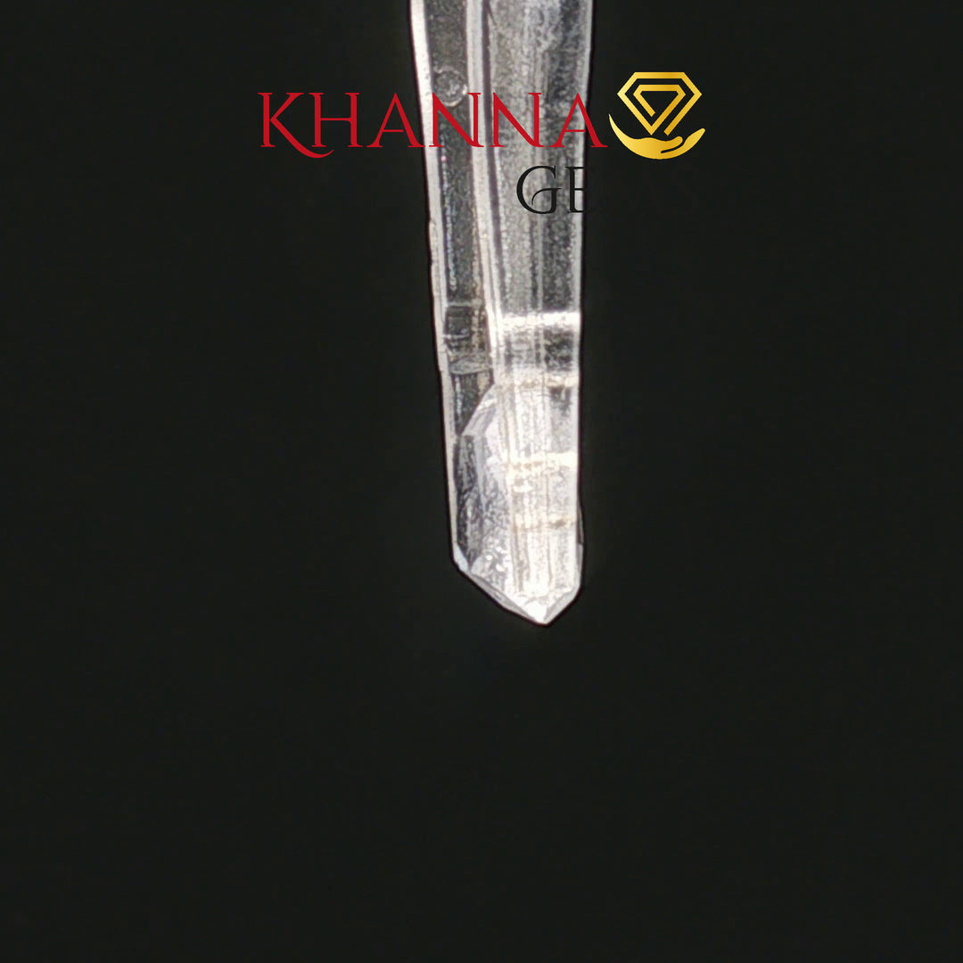 1.10/CT Natural White Sapphire with Govt Lab Certificate-2361D7045