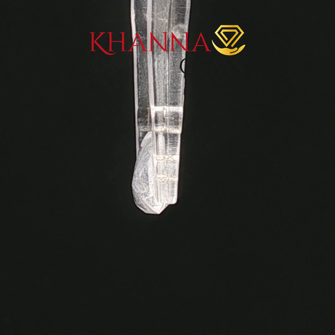 1.10/CT Natural White Sapphire with Govt Lab Certificate-2361D7045