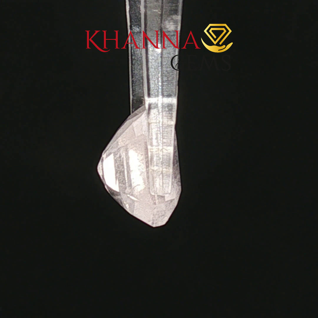 4.96/CT Natural White Sapphire with Govt Lab Certificate-4079D14666