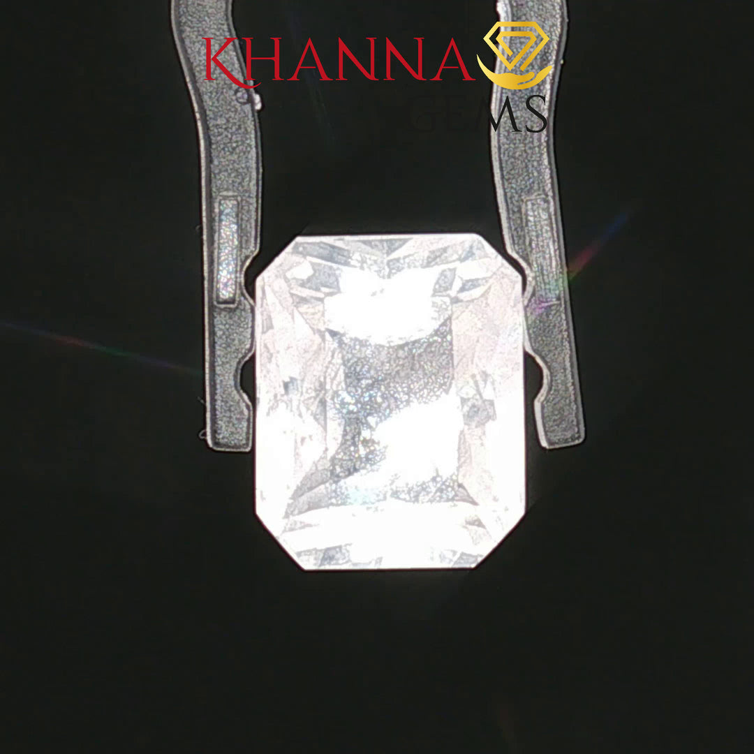 6.53/CT Natural White Sapphire with Govt Lab Certificate-9642D39045