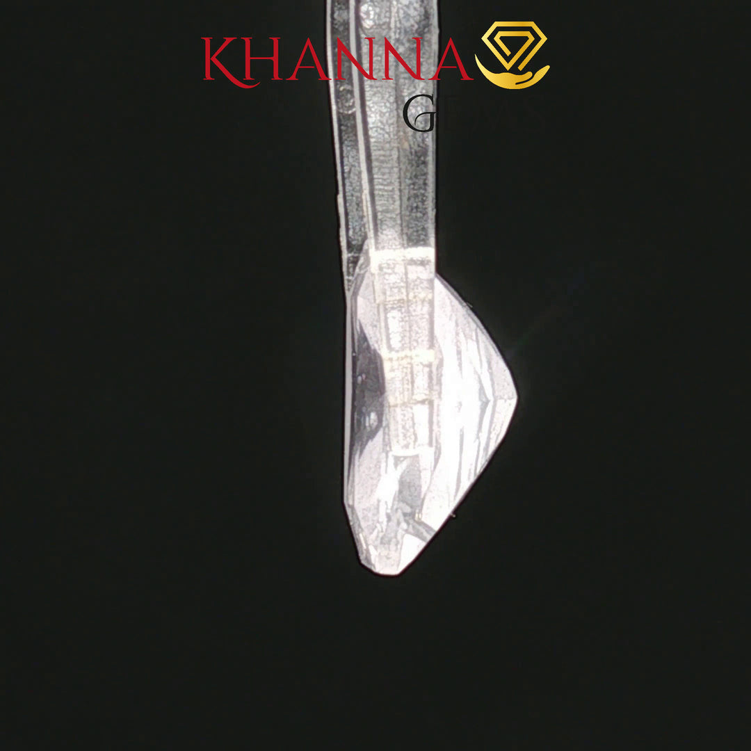 6.53/CT Natural White Sapphire with Govt Lab Certificate-9642D39045