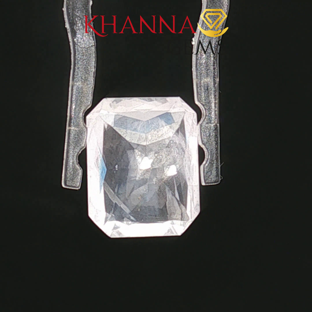 6.53/CT Natural White Sapphire with Govt Lab Certificate-9642D39045