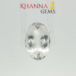 Load image into Gallery viewer, 8.13/CT Natural White Topaz Stone with Govt Lab Certificate -110292