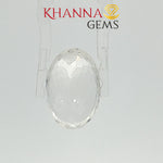 Load image into Gallery viewer, 8.13/CT Natural White Topaz Stone with Govt Lab Certificate -110292
