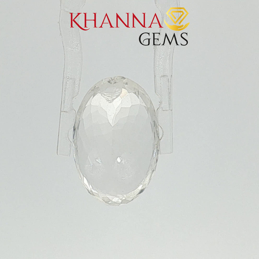 8.13/CT Natural White Topaz Stone with Govt Lab Certificate -110292