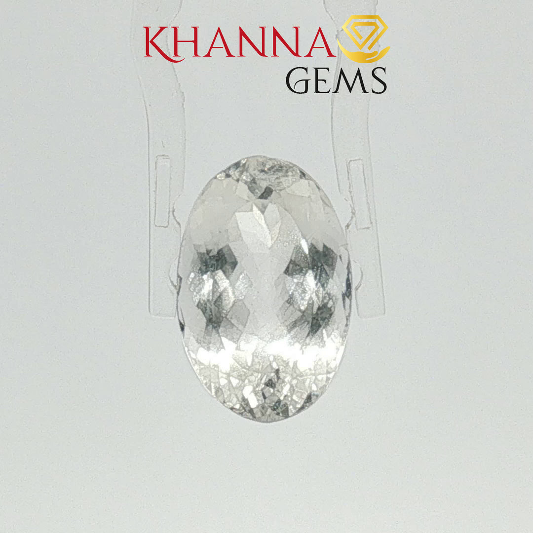 8.13/CT Natural White Topaz Stone with Govt Lab Certificate -110292