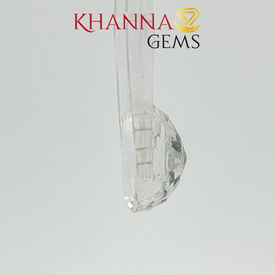 7.77/CT Natural White Topaz Stone with Govt Lab Certificate -112941