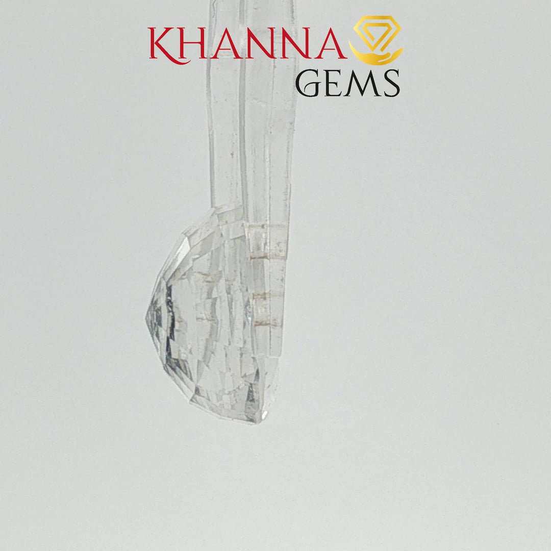 7.77/CT Natural White Topaz Stone with Govt Lab Certificate -112941