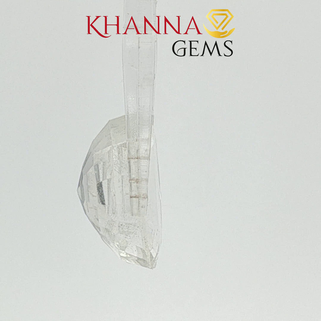 7.70/CT Natural White Topaz Stone with Govt Lab Certificate -117441