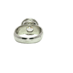 Load image into Gallery viewer, 9.30/GM  WHITE ZIRCON SILVER RING Earrings - G0245