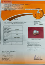 Load image into Gallery viewer, 7.24/CT Natural Basra Pearl with Govt. Lab Certificate (44000)
