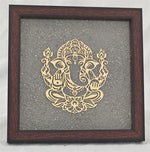 Load image into Gallery viewer, GANPATI PYRITE STONE FRAME
