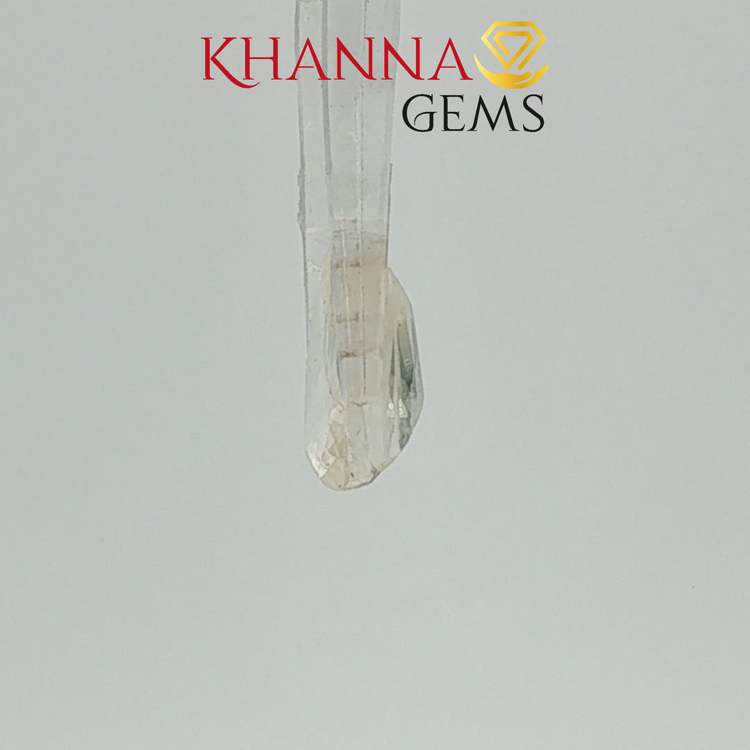 3.73/CT Natural Yellow Sapphire with Govt Lab Certificate-109035