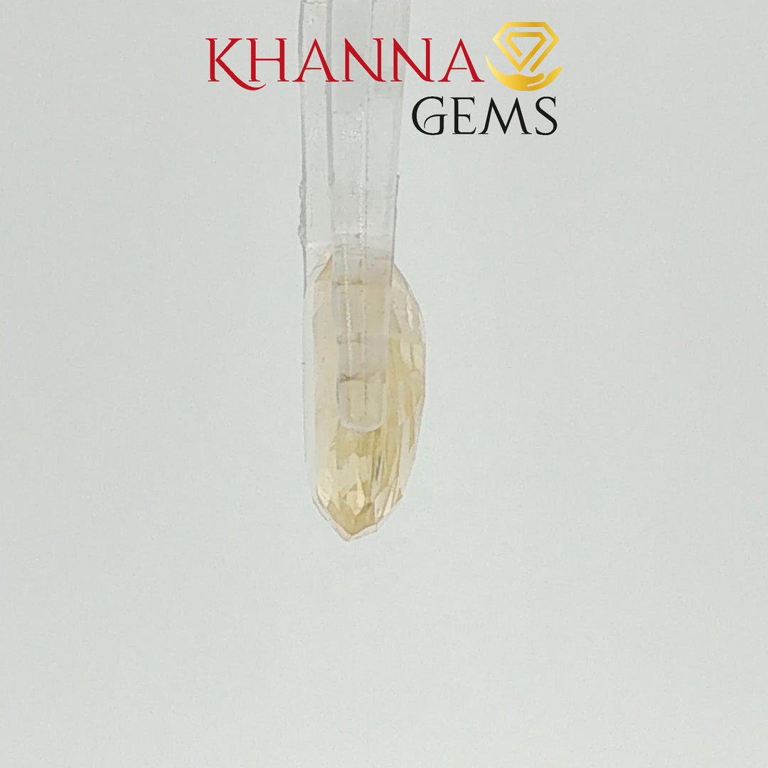 5.41/CT Natural Yellow Sapphire with Govt Lab Certificate-110179