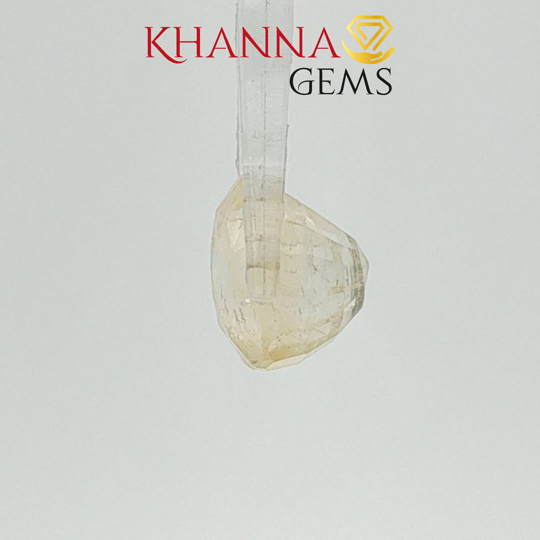 8.66/CT  Natural Yellow Sapphire with Govt Lab Certificate-112899