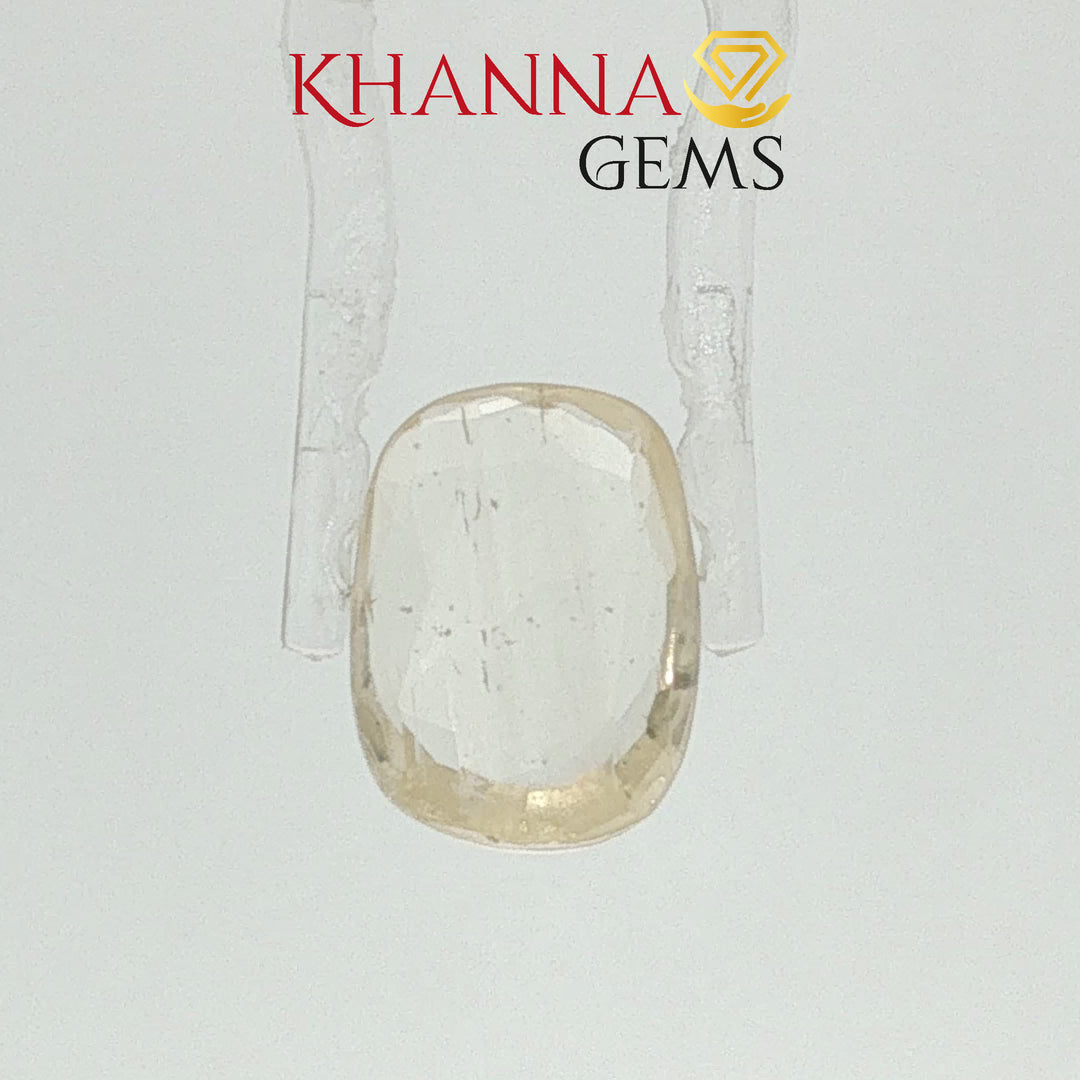 4.08/CT Natural Yellow Sapphire With Govt Lab Certificate-125942