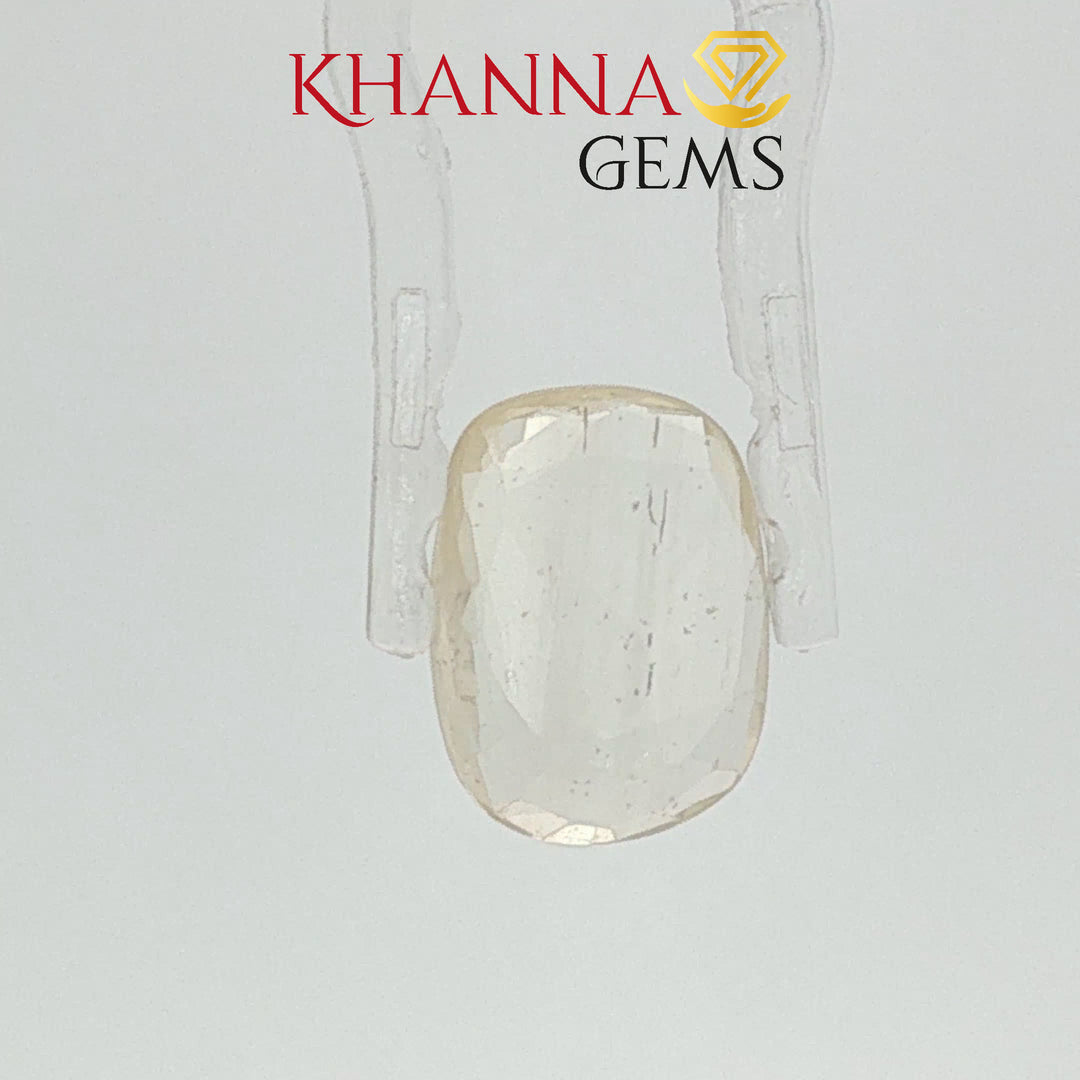 4.08/CT Natural Yellow Sapphire With Govt Lab Certificate-125942